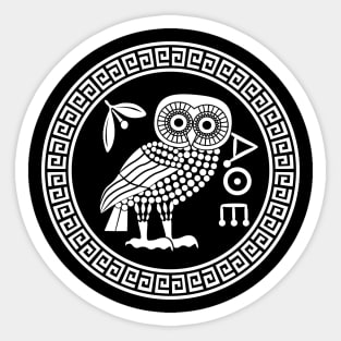 Owl of Athena Sticker